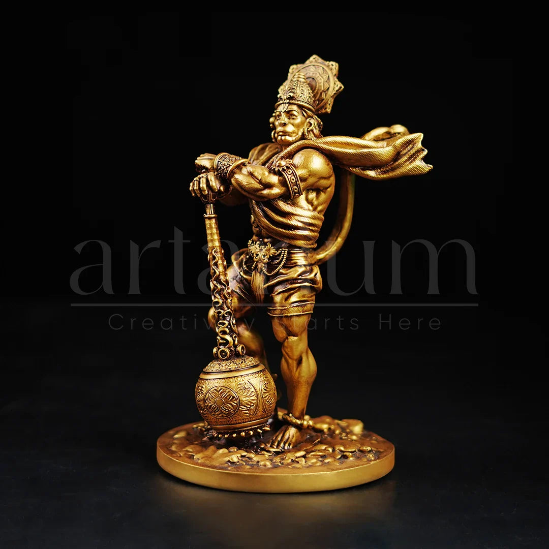 Bahubali Hanuman Car Dashboard (Free Hanuman ji Pendant)