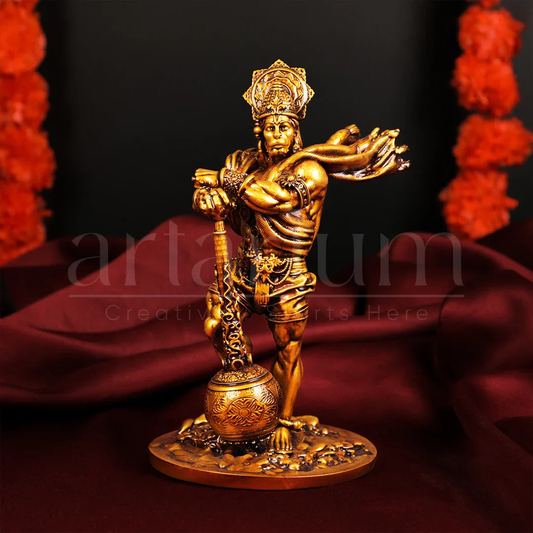 Bahubali Hanuman Car Dashboard (Free Hanuman ji Pendant)