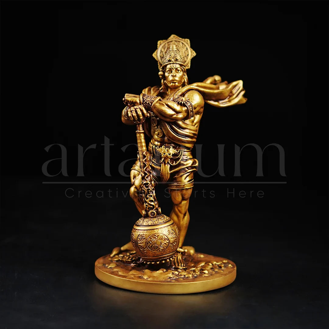 Bahubali Hanuman Car Dashboard (Free Hanuman ji Pendant)