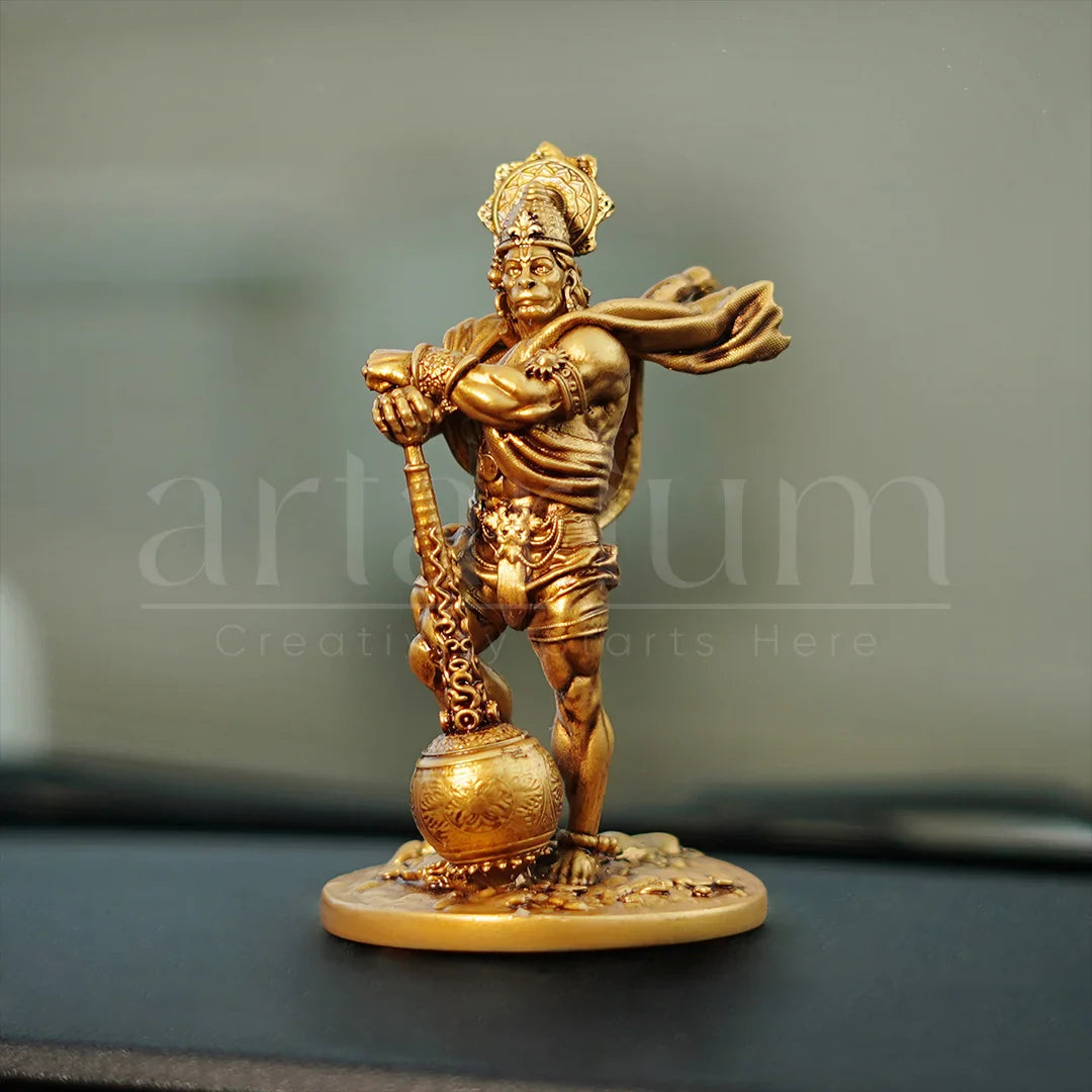 Bahubali Hanuman Car Dashboard (Free Hanuman ji Pendant)
