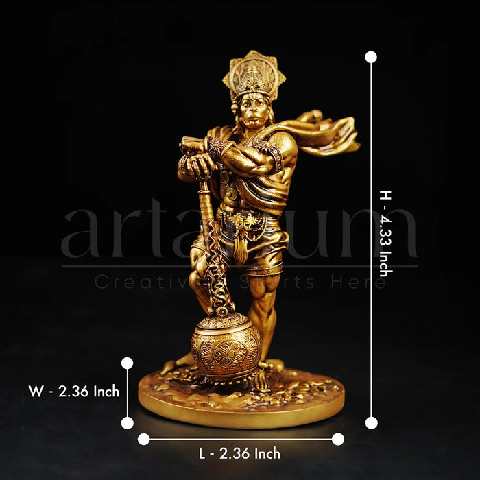 Bahubali Hanuman Car Dashboard (Free Hanuman ji Pendant)