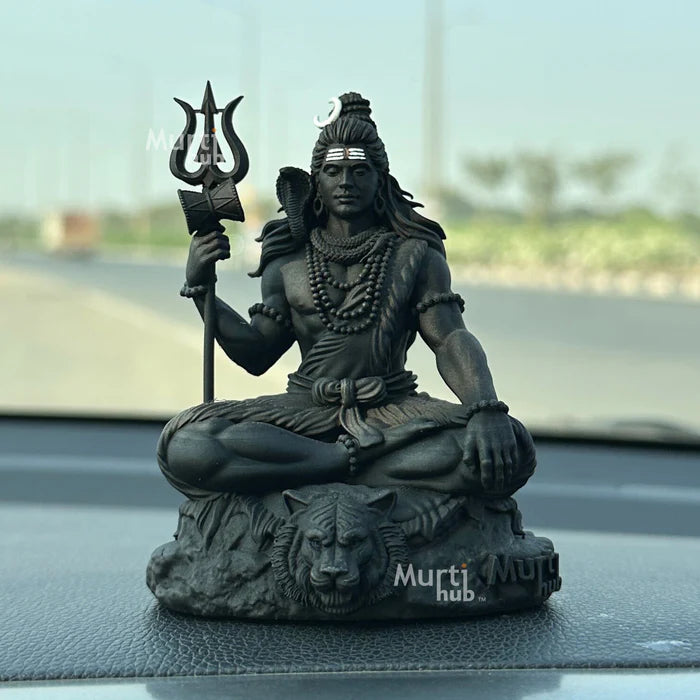 Bholenath Shiva Idol for Car Dashboard