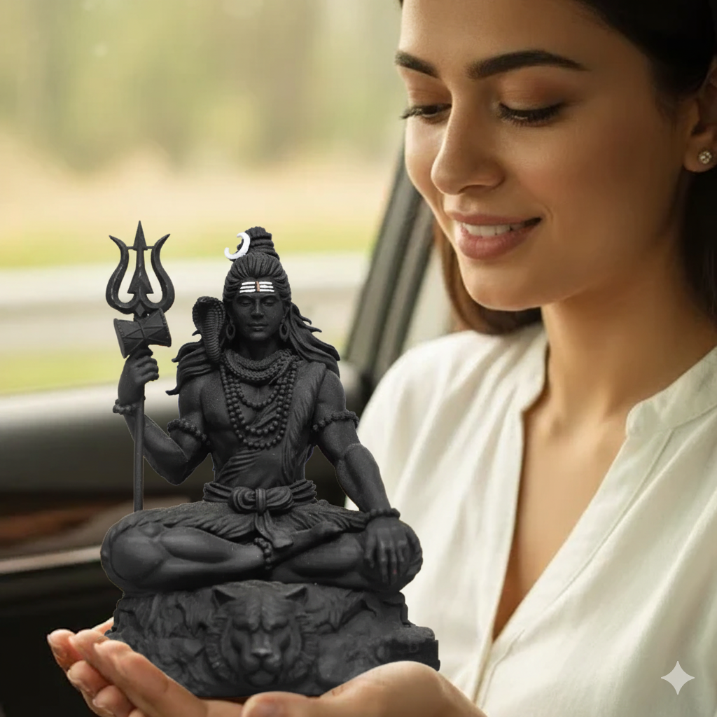 Bholenath Shiva Idol for Car Dashboard
