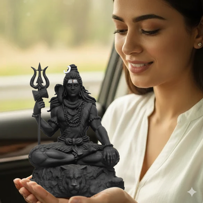 Bholenath Shiva Idol for Car Dashboard