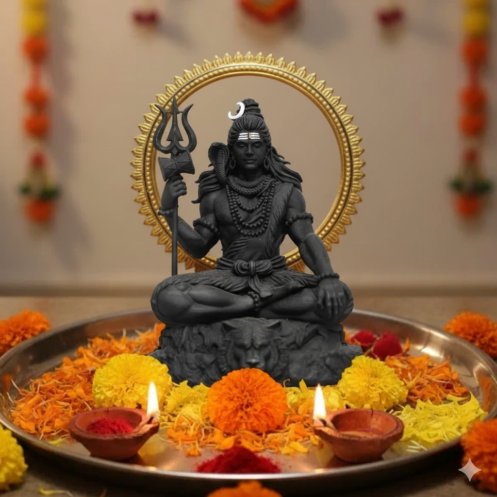 Bholenath Shiva Idol for Car Dashboard